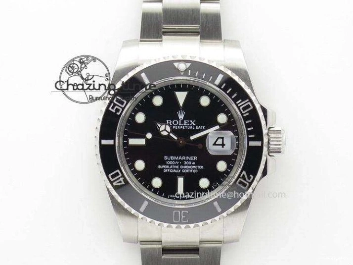 Dial A2824 Oyster Edition Best EWF Steel 124300 Black 41mm on Perpetual SS Bracelet 904L 1:1 0504